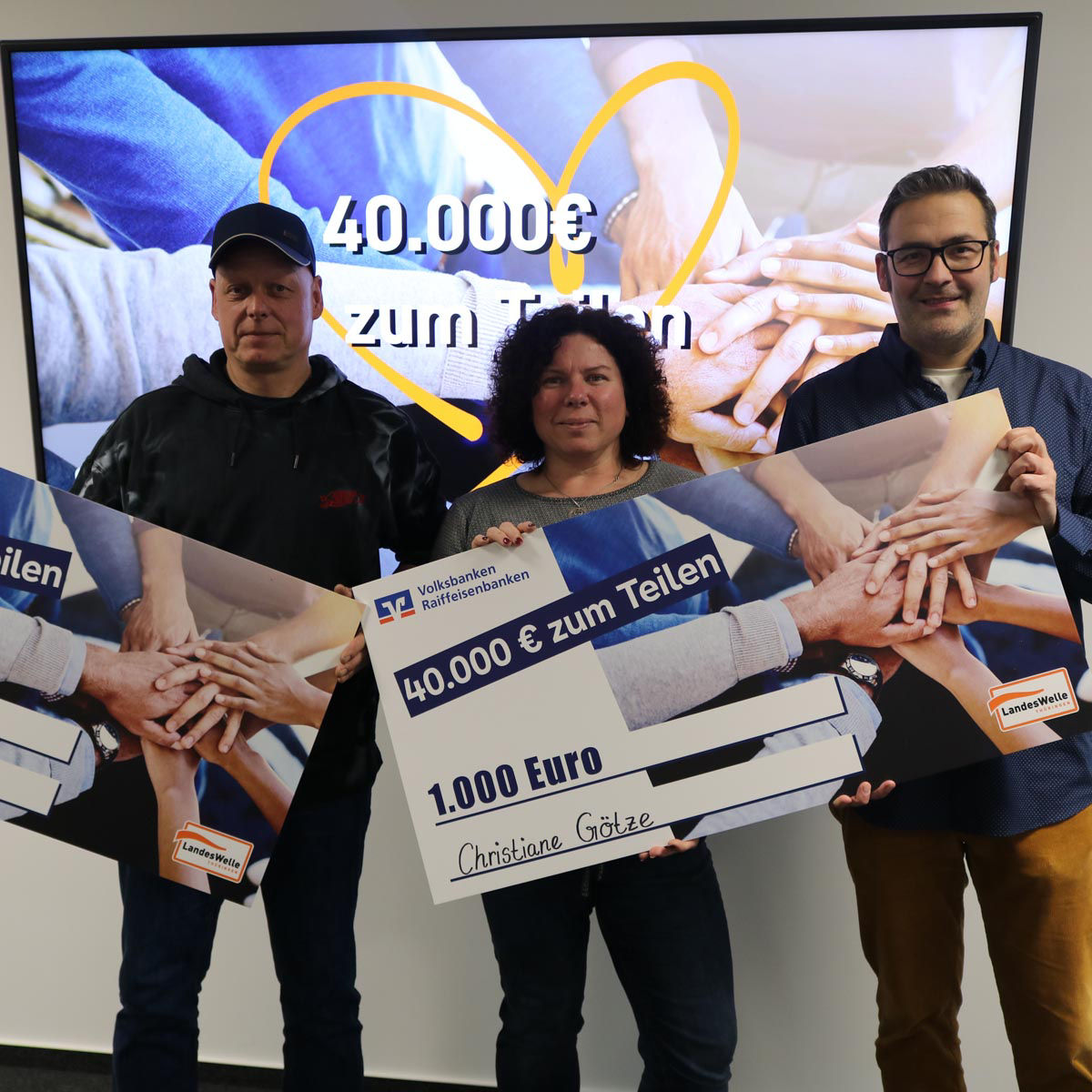 40000 Euro zum Teilen - Gewinner 2023