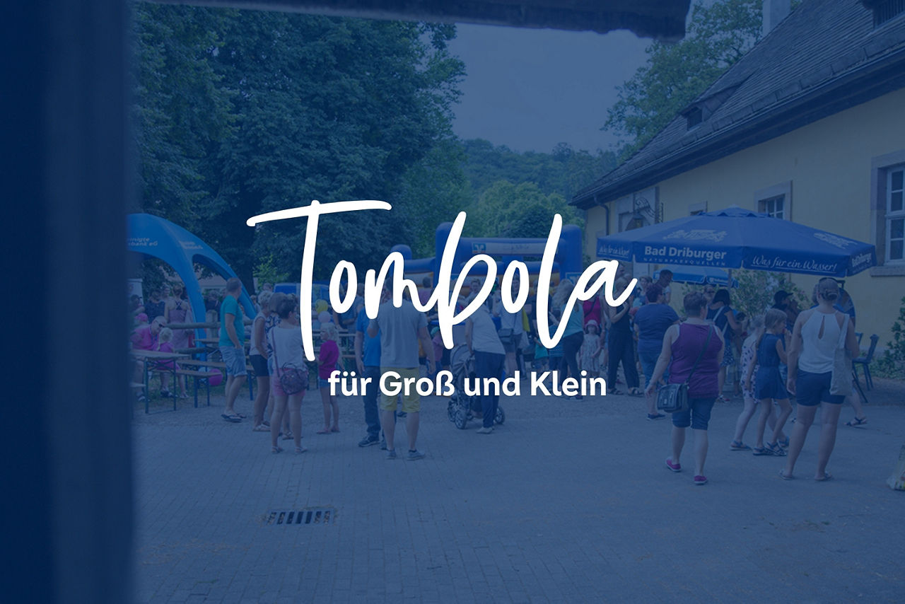 Tombola Logo "für groß und klein"