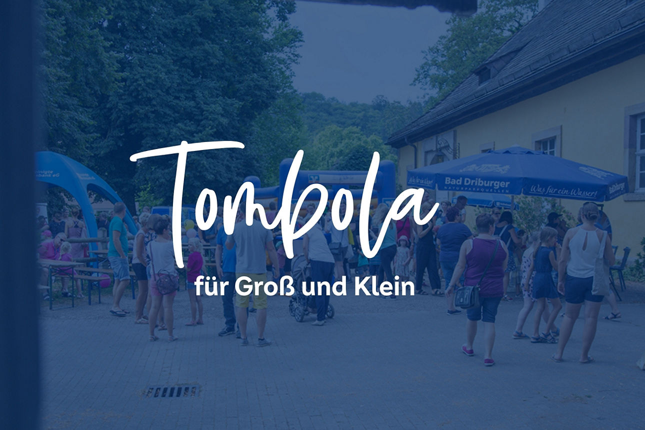 Tombola Logo "für groß und klein"