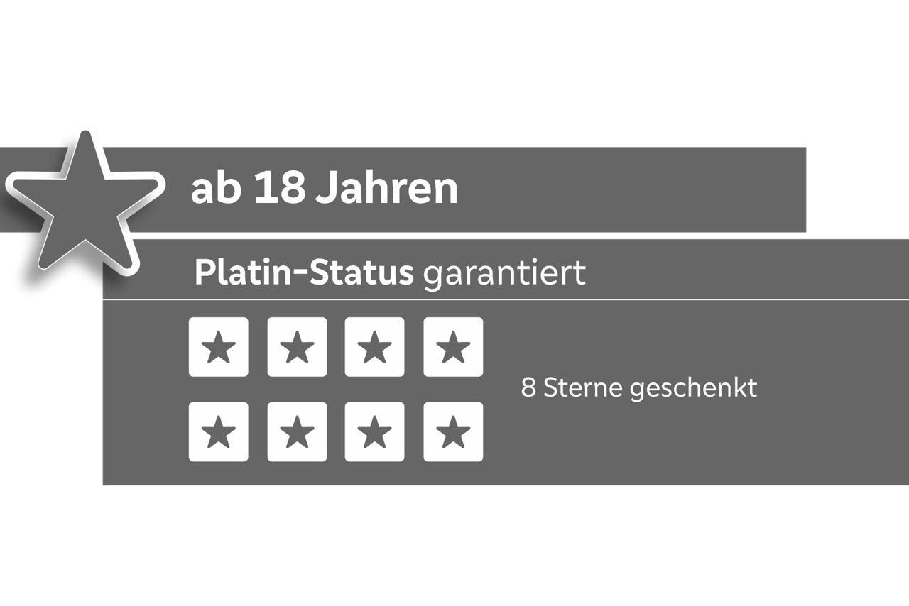 Junge Kunden Platin Status