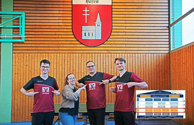 Übergabe der Trikots für den TuG Hofen