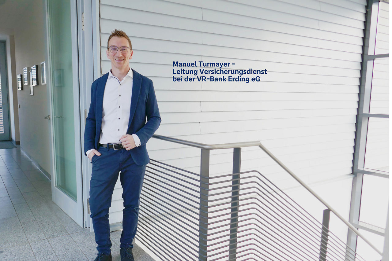 Manuel Turmayer, Leitung Versicherungsdienst bei der VR-Bank Erding eG
