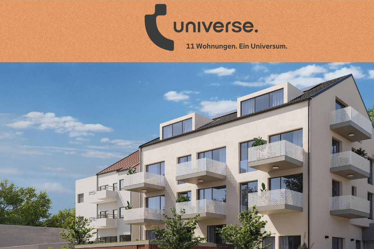 Neubauprojekt UNIVERSE in Tübingen