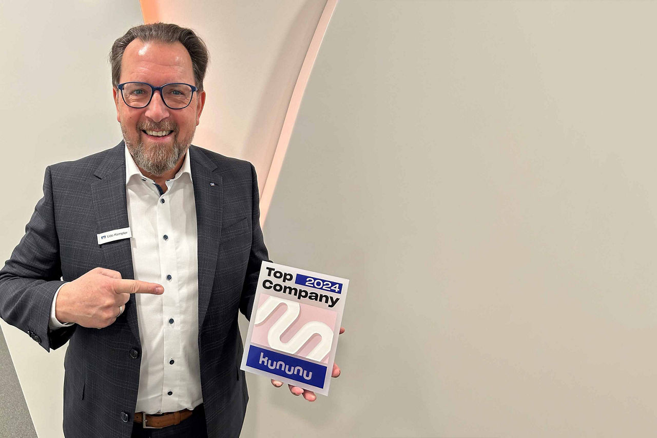 Udo mit dem Top Company Award 2024