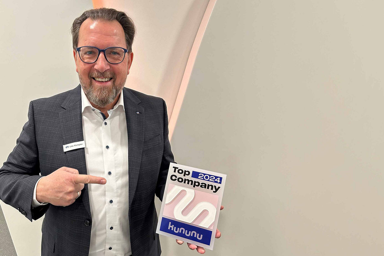Udo mit dem Top Company Award 2024
