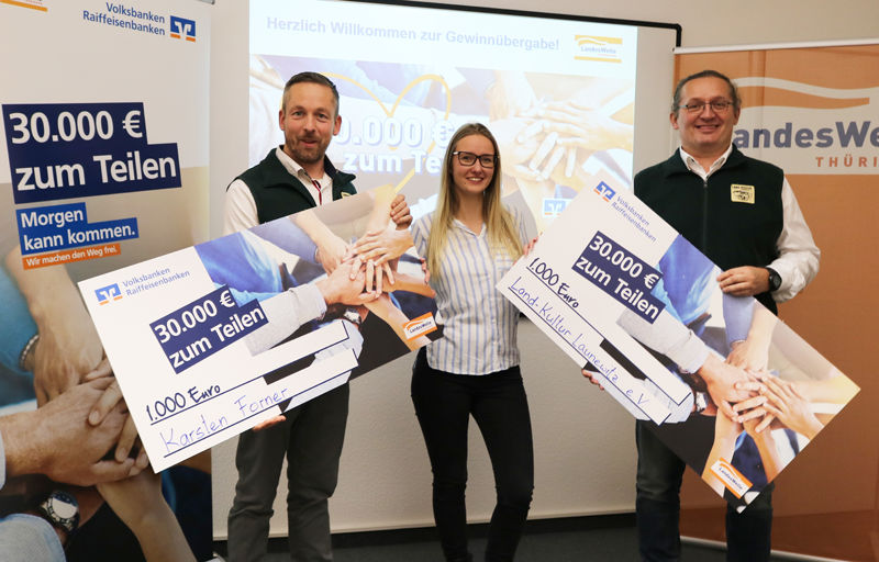 40000 Euro zum Teilen - Gewinner 2022