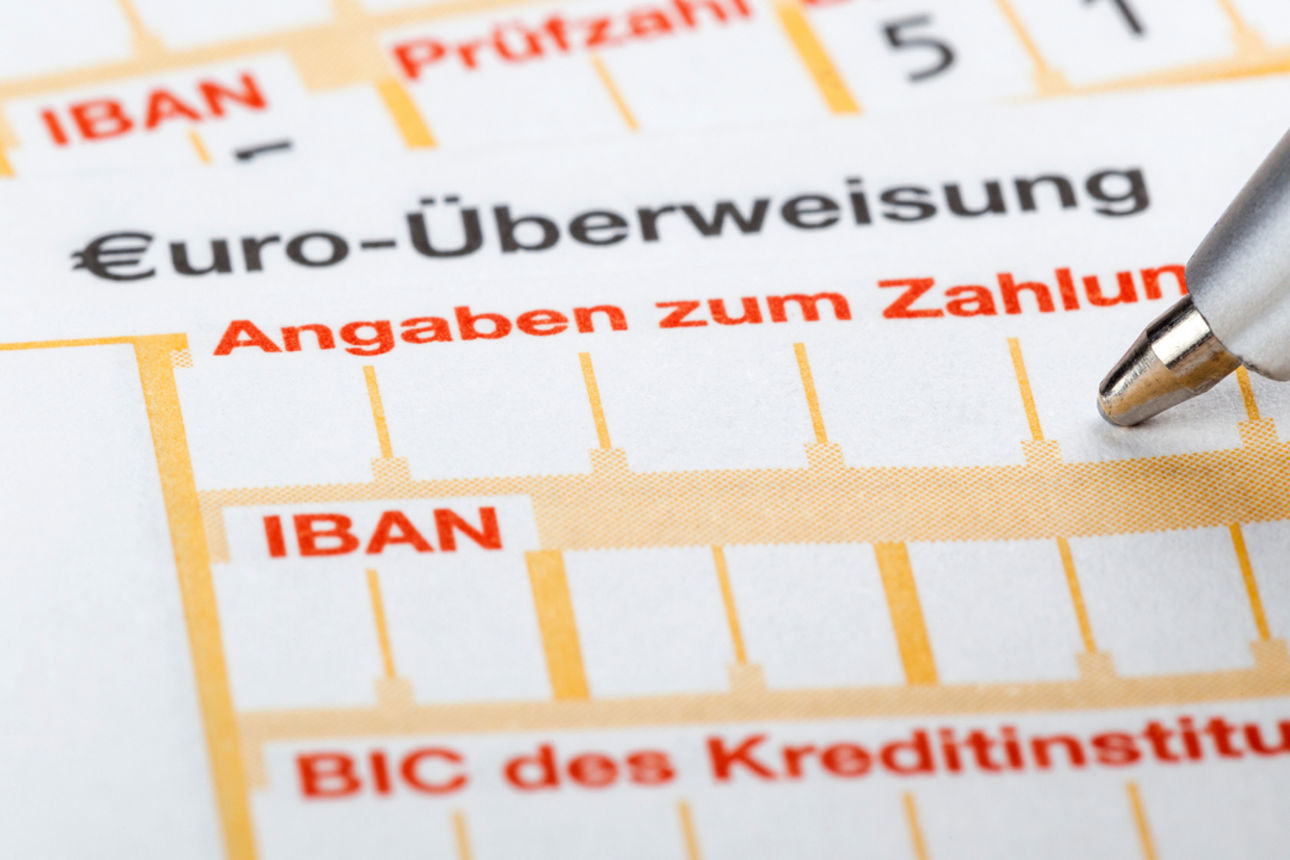 German SEPA Ueberweisung. German SEPA/Euro bank transfer form. SEPA (Single Euro Payments Area) is a payment-system of the EU for simplification of bank transfers