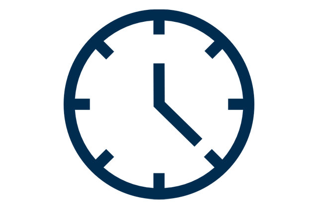 Eine Uhr
