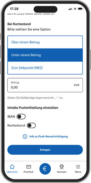 Umsätze und Kontostände