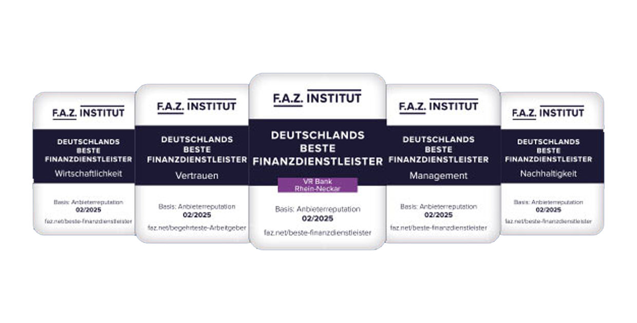 FAZ Siegel Deutschlands bester Finanzdienstleister