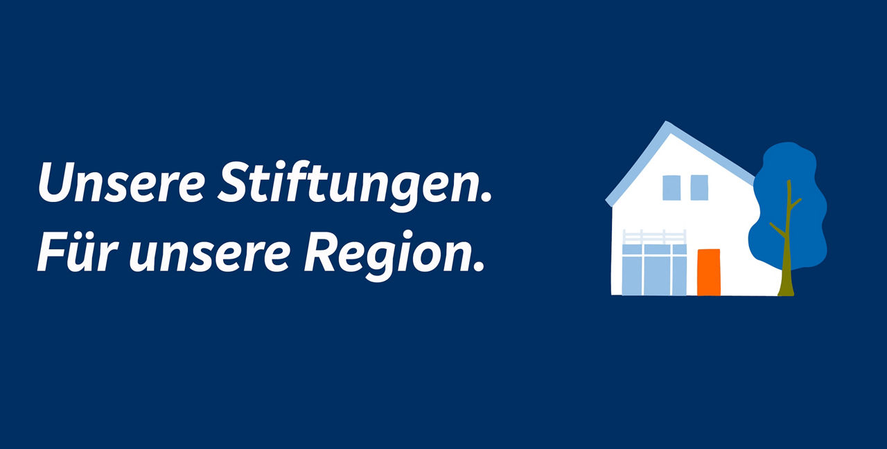 Titel der Website und ein Illustriertes Haus
