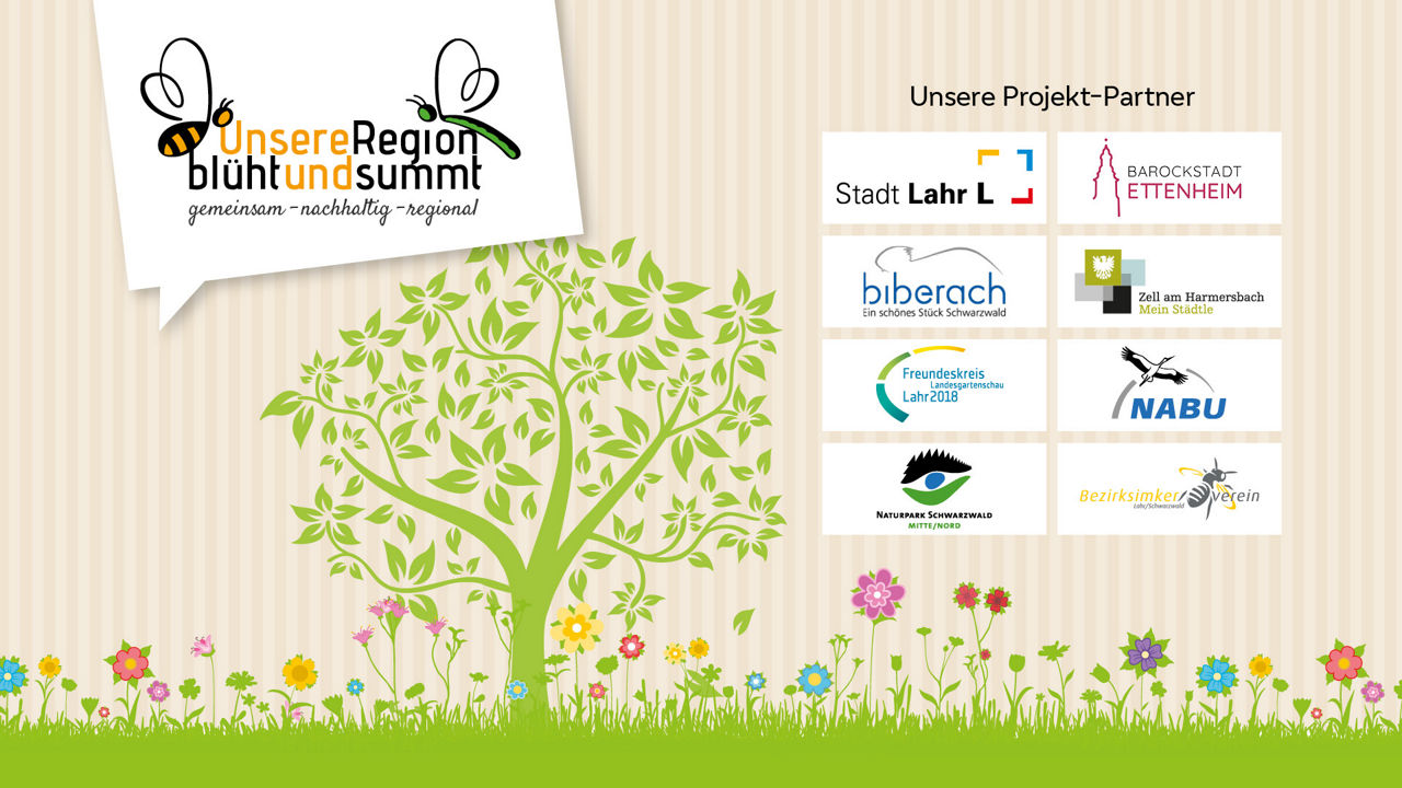 Grafik zeigt einen grünen Baum mit den Partnerlogos
