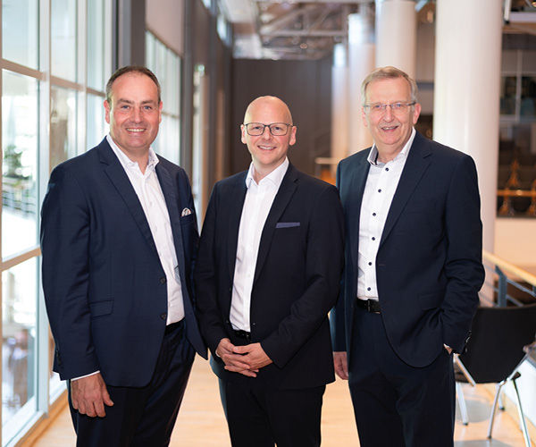 Urlich Stock, Gerd-Ulrich Cohrs, Manuel Harmening, Vorstände der VBLH