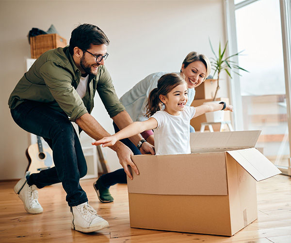 Ein Heim für die Familie von der Familie