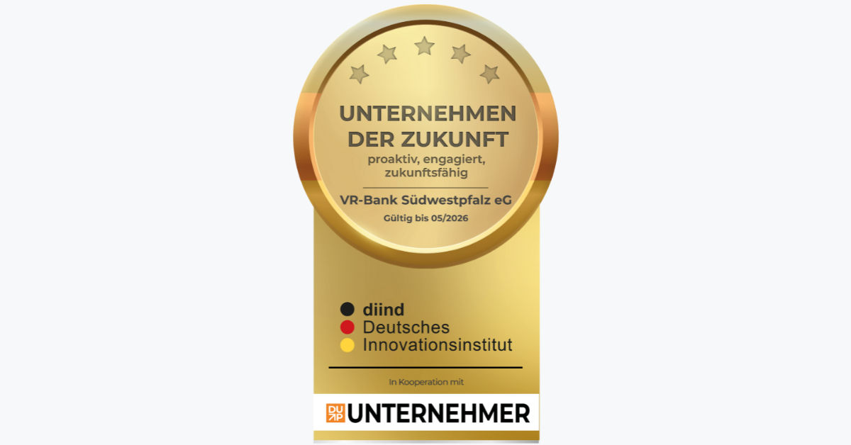 Auszeichnung als Untermehmen der Zukunft