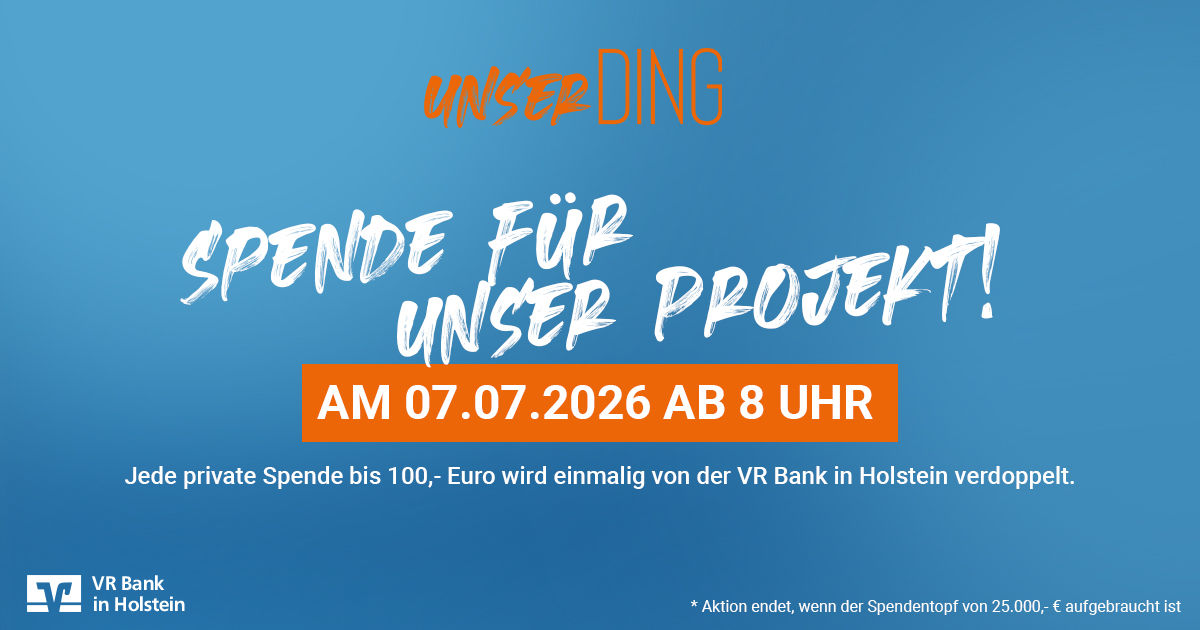 Verdopplungstag Banner für Unterstützer Social Media Seite Facebook