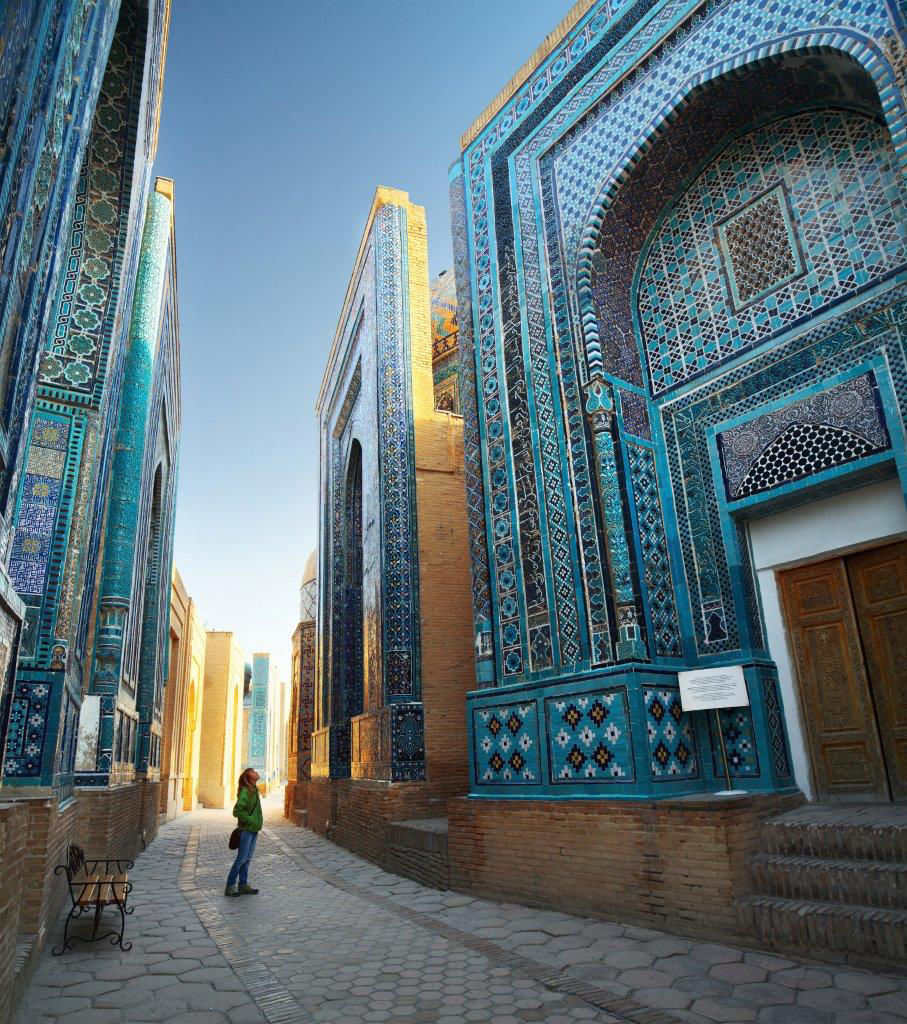 Blick auf den Registan in Samarkand