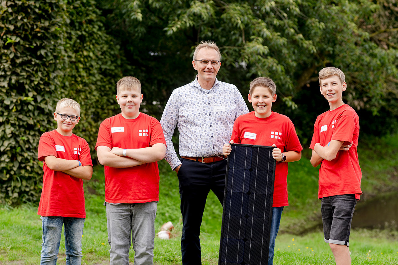Foto von Leon Fan, Leon Steggemann, Stefan Wichmann, Anton Lütke Sunderhaus und Tom Busert