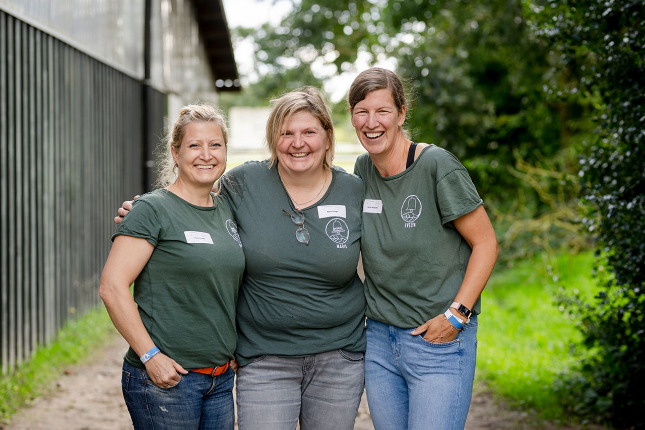 Foto von Maria Kröger, Petra Cordes und Evelyn Weghake-Sühling