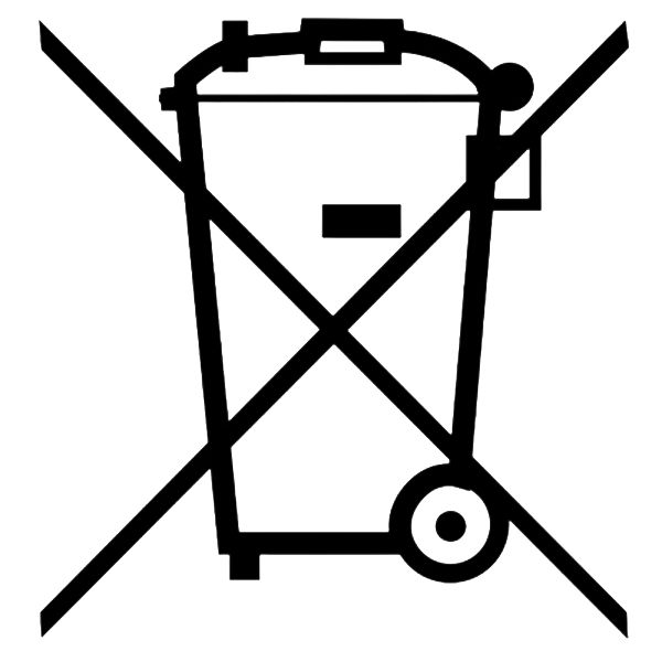 Das Symbol der durchgestrichenen Mülltonne auf der Rückseite weist darauf hin, dass die Karte nicht im Hausmüll entsorgen wer