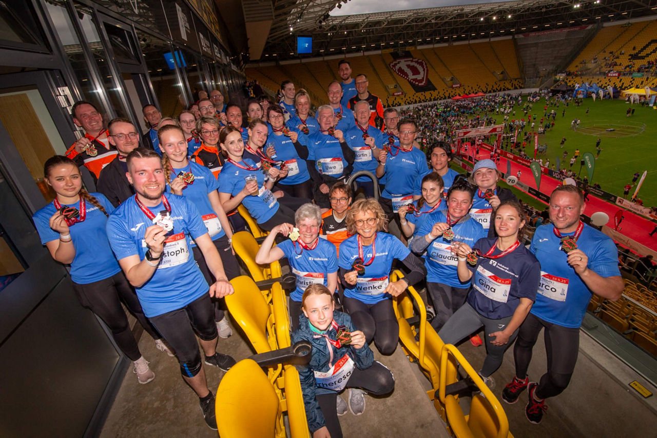 Gruppenbild REWE Team Challenge 2025