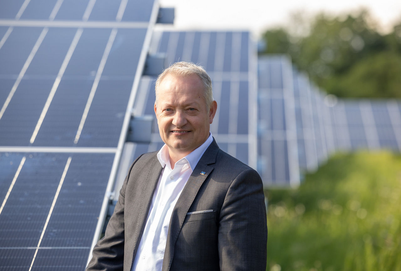 Matthias Sekerdick, Spezialist für erneuerbare Energien bei der Volksbank Lüneburger Heide eG