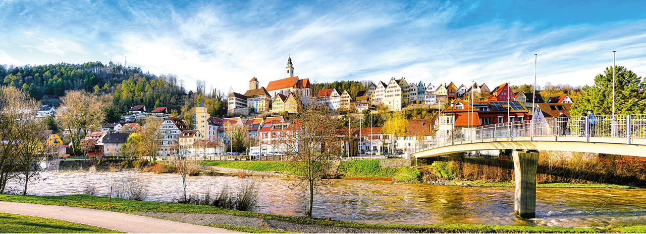 Stadtansicht von Horb am Neckar