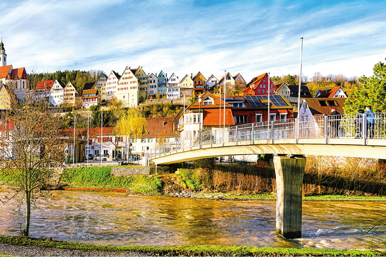 Stadtansicht von Horb am Neckar