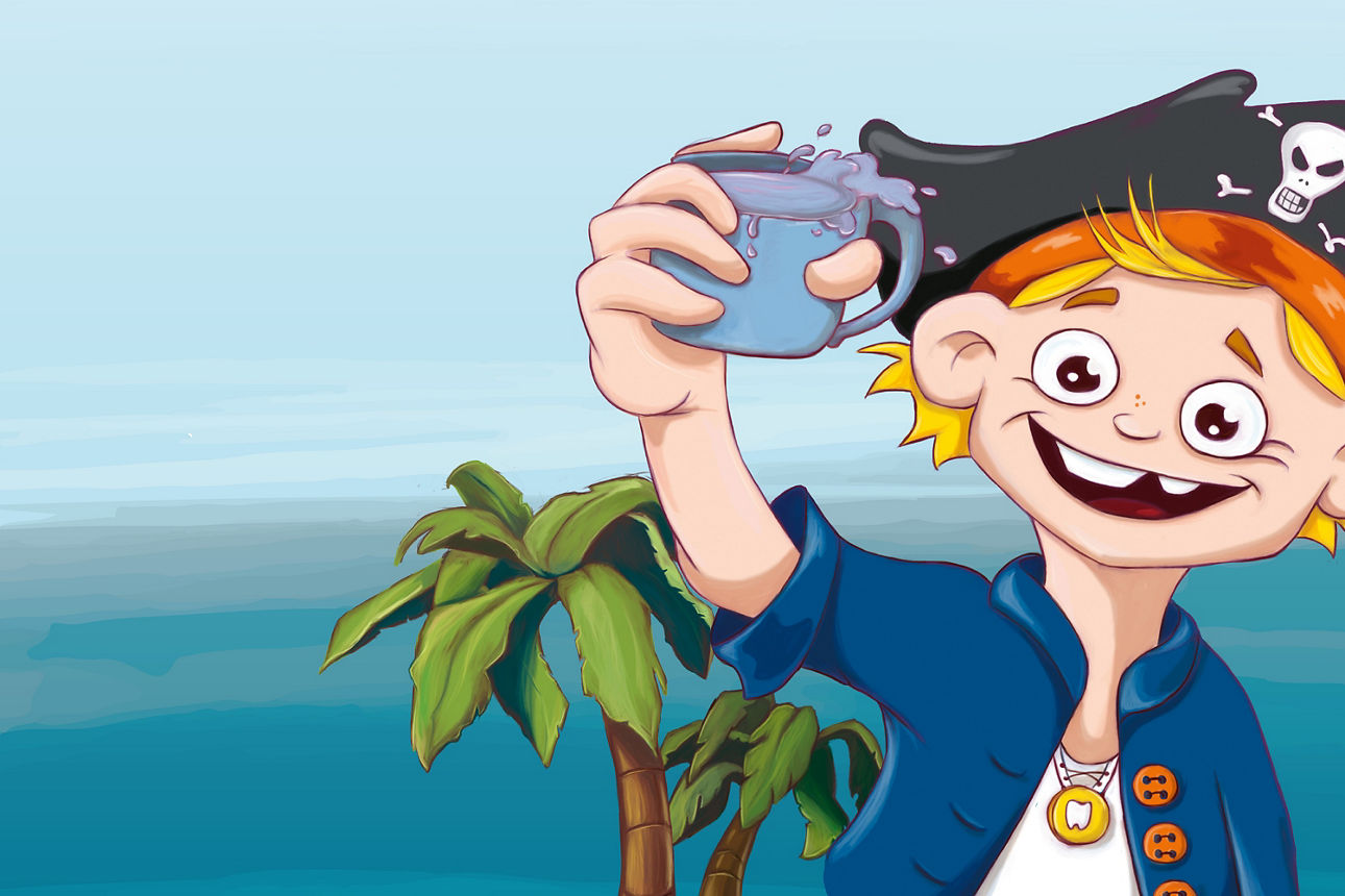 Flint der Zahnpirat auf der Insel