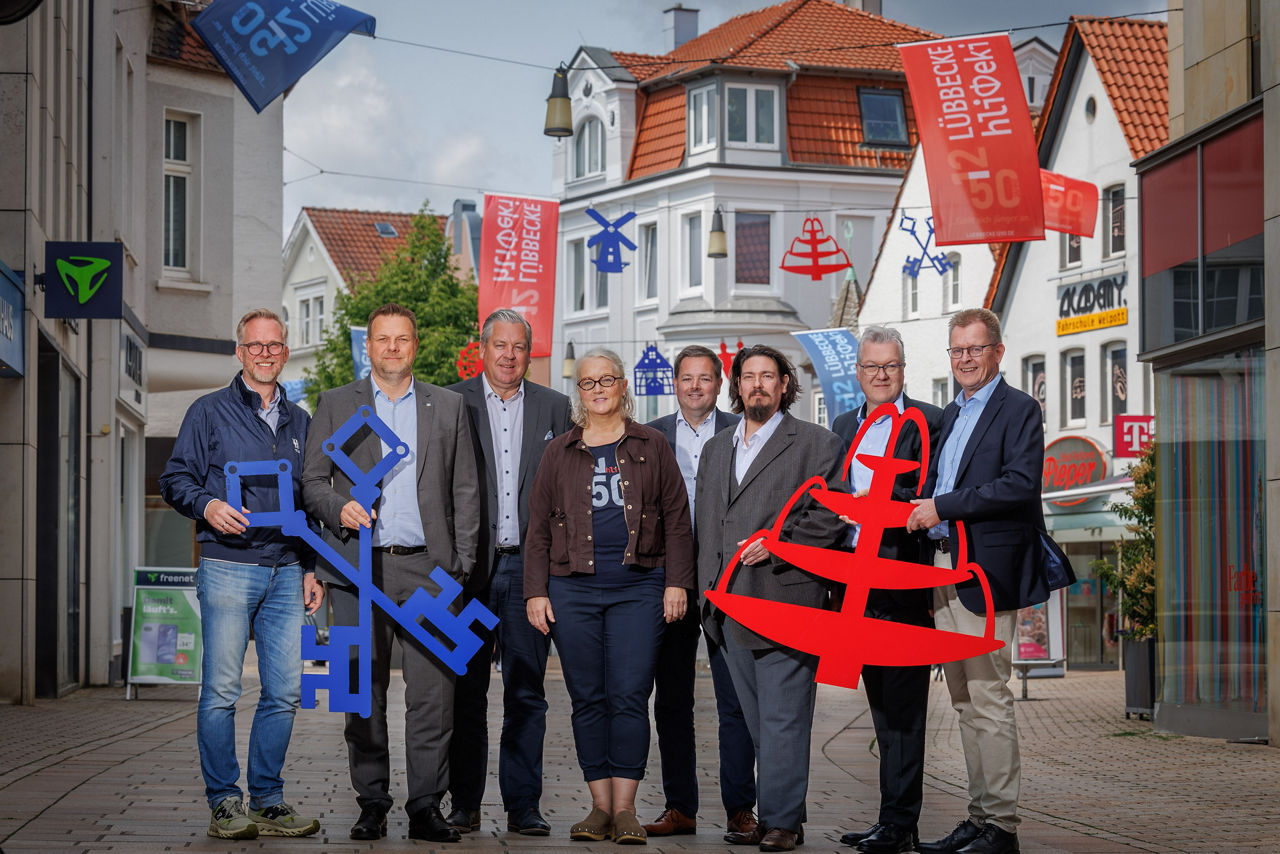 Jubiläumsdeko Lübbecke