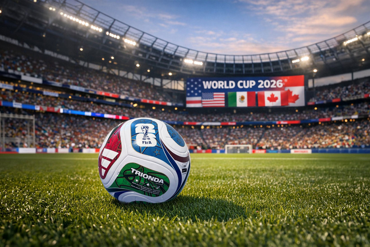 Fußball auf einem Fußballfeld (KI generiert)