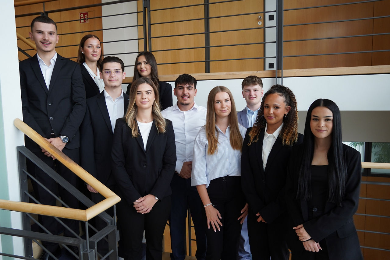 Gruppenbild der neuen Auszubildenden