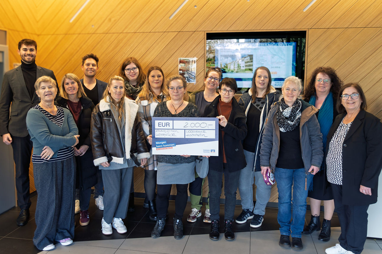 Gruppenbild der Spendenübergabe in Albbruck.