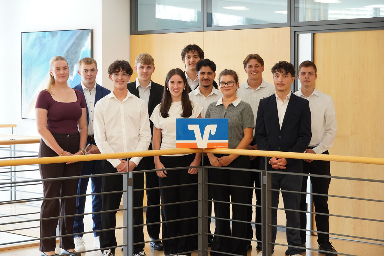 Gruppenbild der neuen Auszubildenden