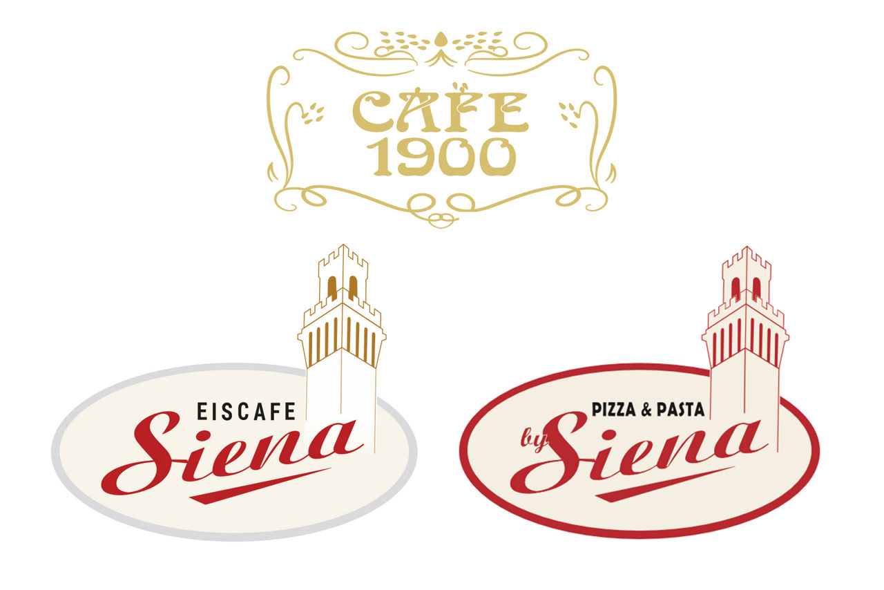 Café 1900, Eiscafé Siena, Pizza & Pasta by Siena