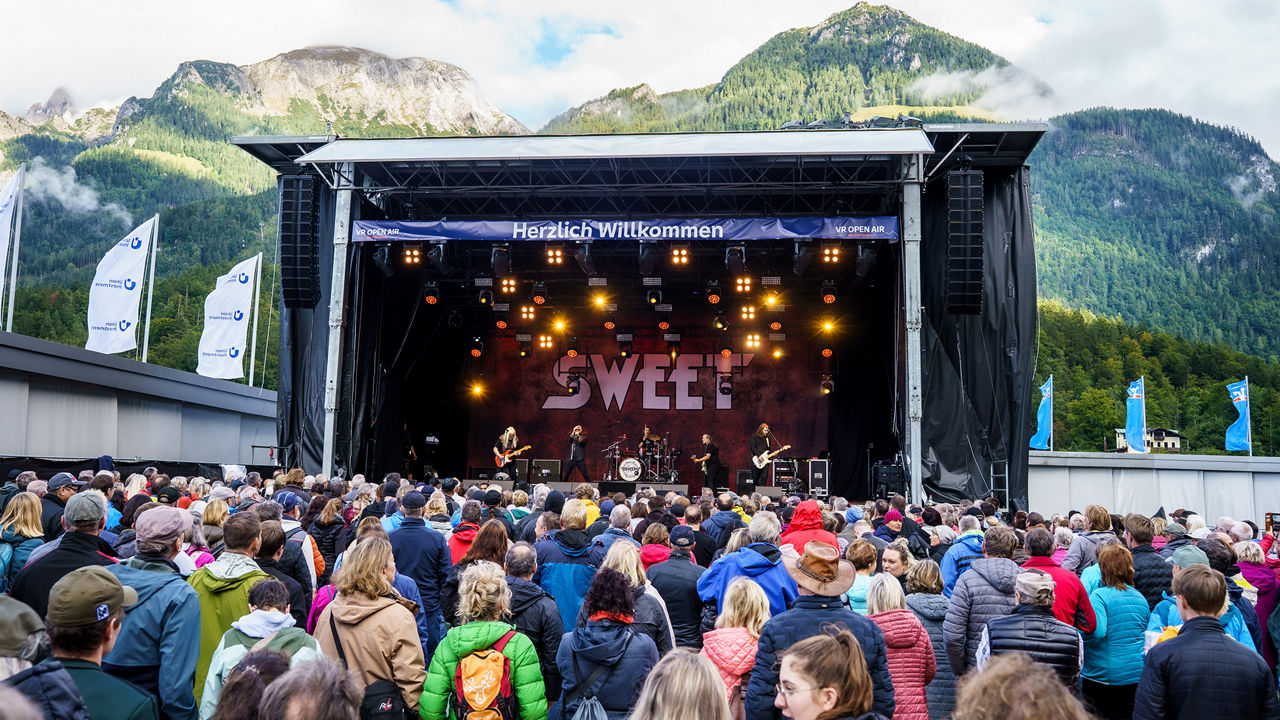 Blick auf die Bühne