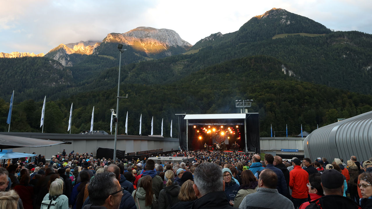 Blick auf die Bühne