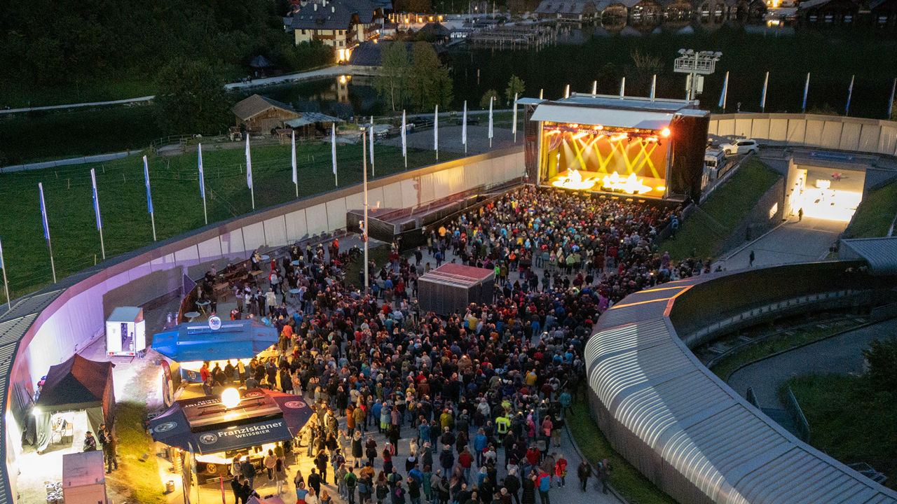 Blick auf die Location