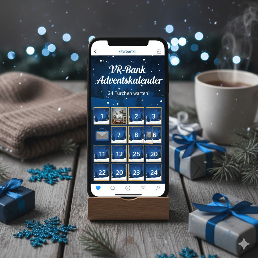 Der Instagram-Adventskalender der VR-Bank!