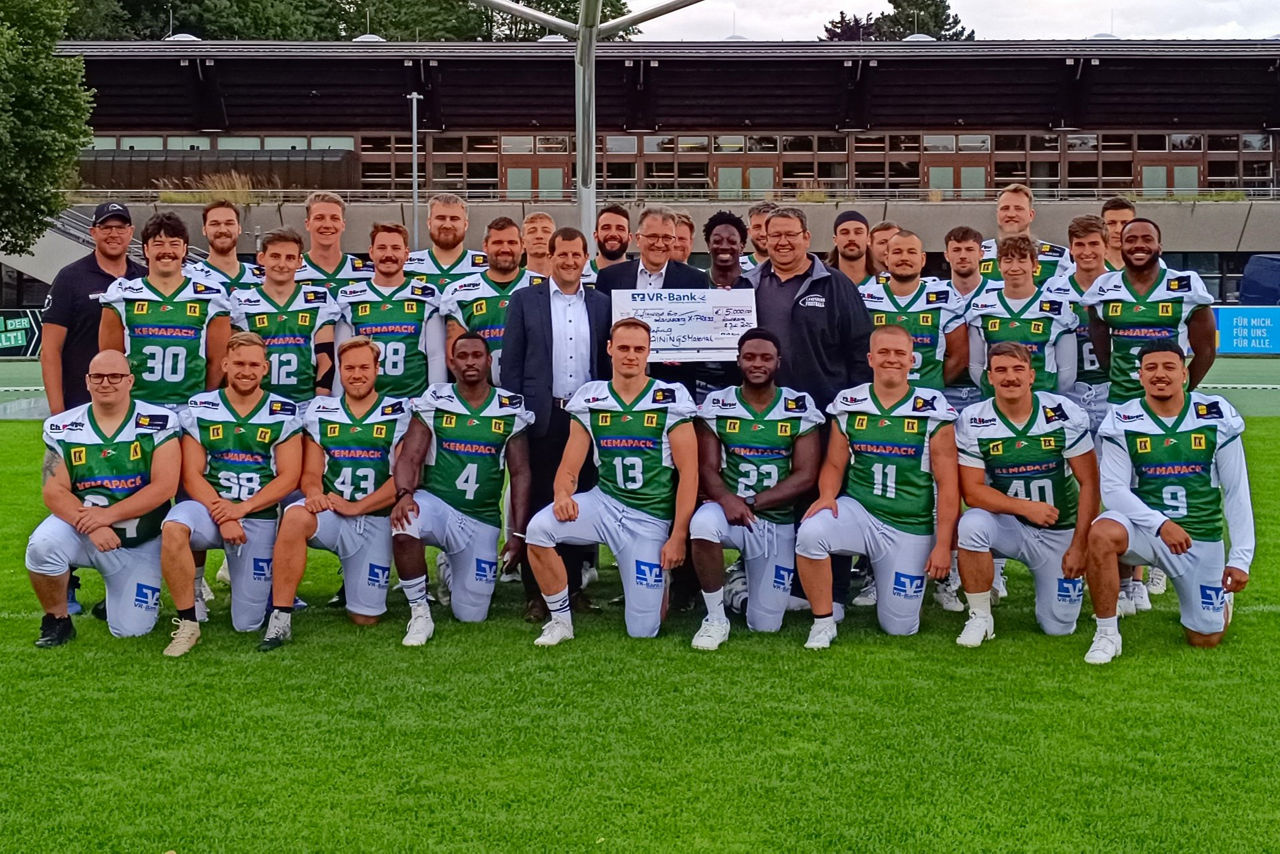 VR-Bank Landsberg-Ammersee eG unterstützt die Landsberger Footballer!