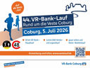 Plakat VR-Bank-Lauf "Rund um die Veste Coburg"