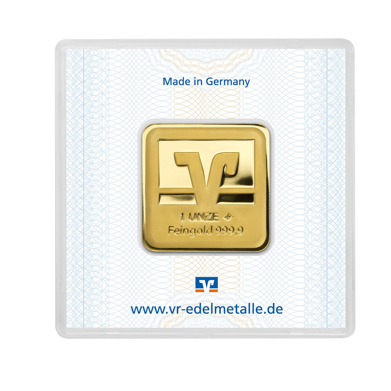 Münzen und Barren des Goldsparplans