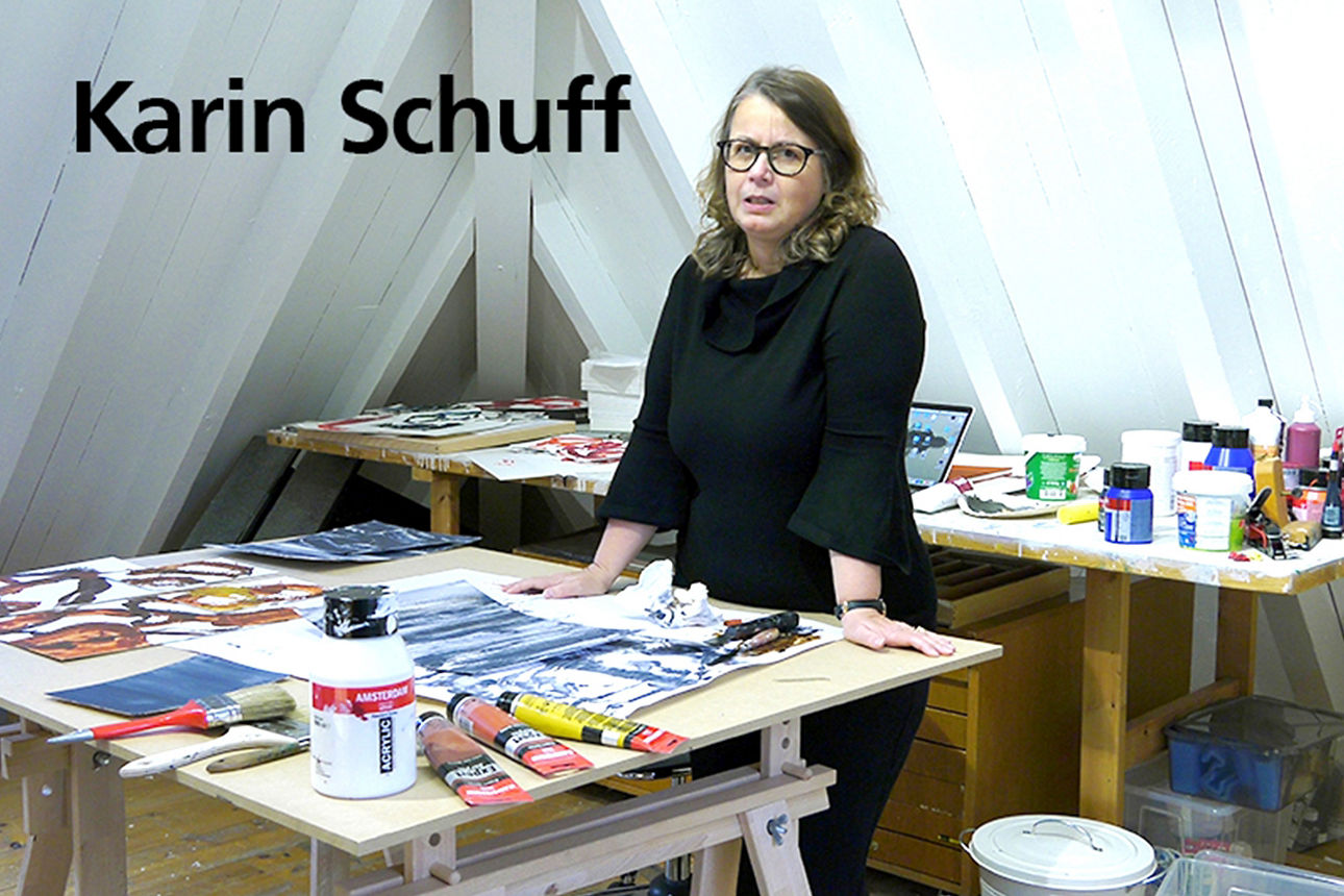 Portrait der Künstlerin Karin Schuff