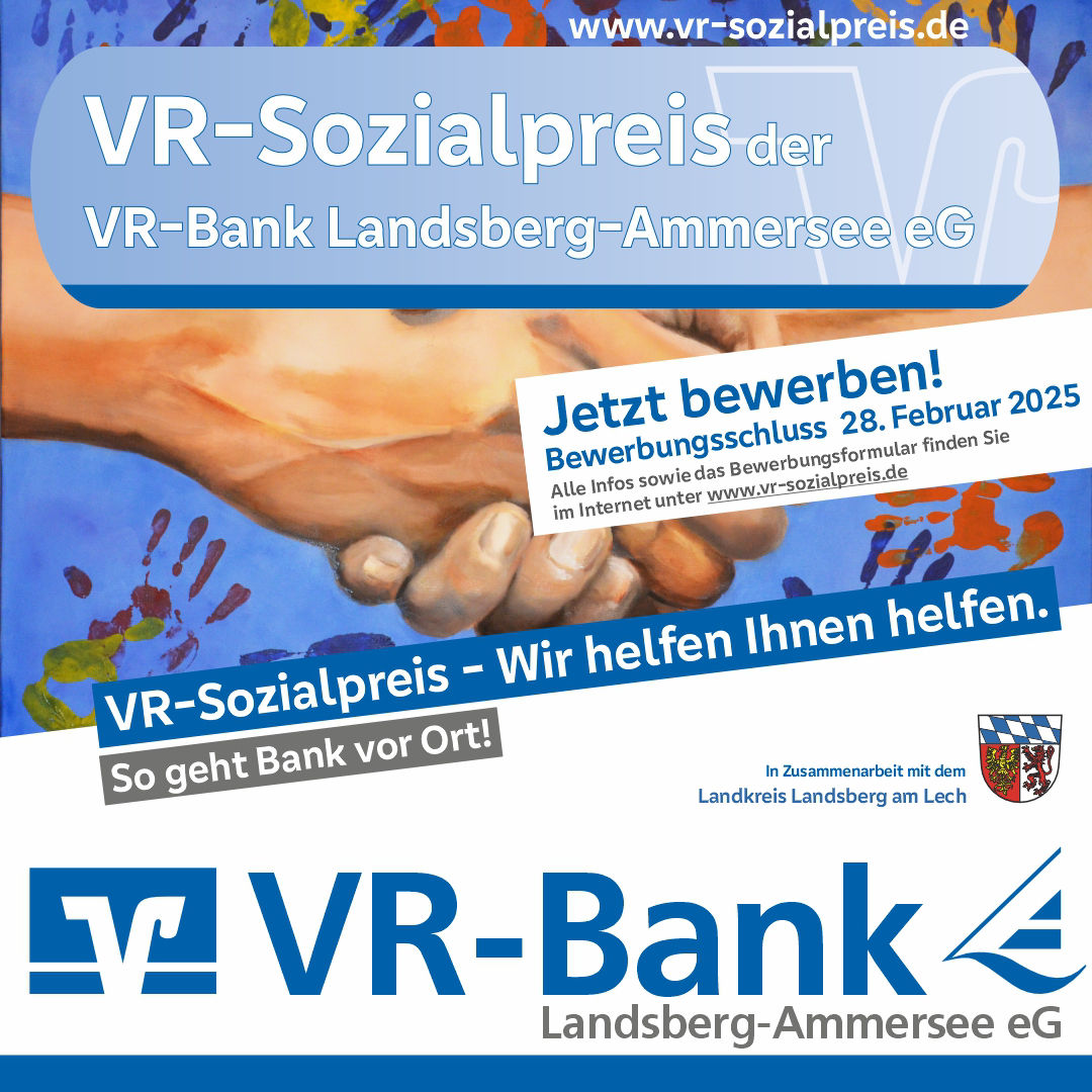 Der VR-Sozialpreis geht in die nächste Runde!