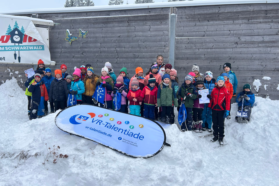 Teilnehmende Kinder bei der VR Talentiade in Schönwald