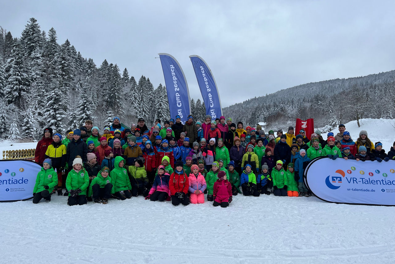 Teilnehmende Kinder bei der VR-Talentiade in Buhlbach
