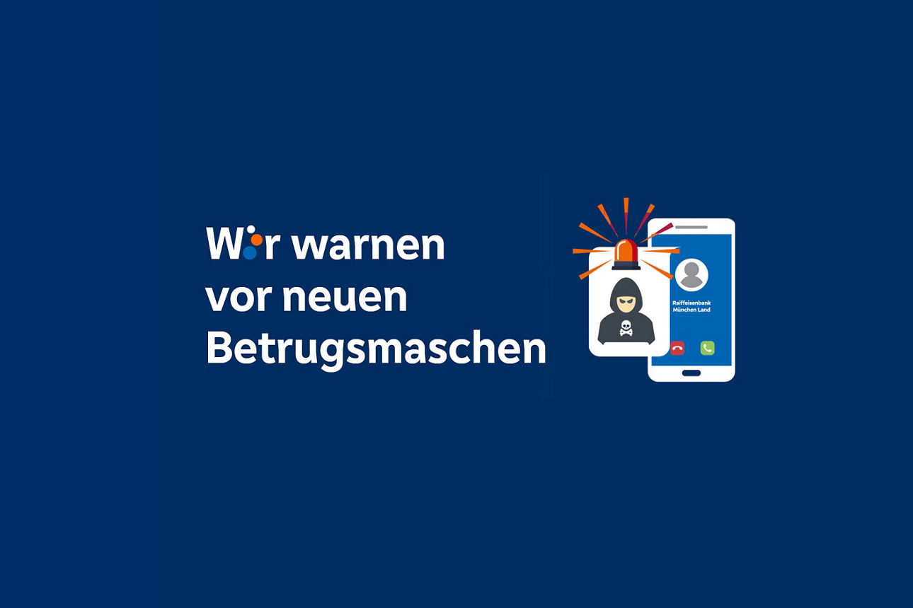 Wir warnen vor neuen Betrugsmaschen: Warnung mit Smartphone