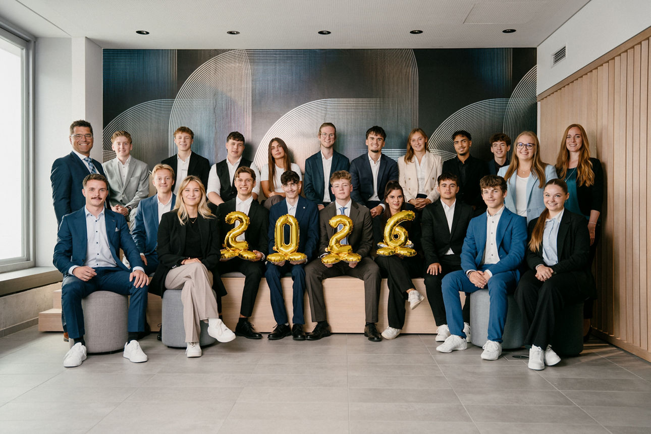 Gruppenfoto im Donautower