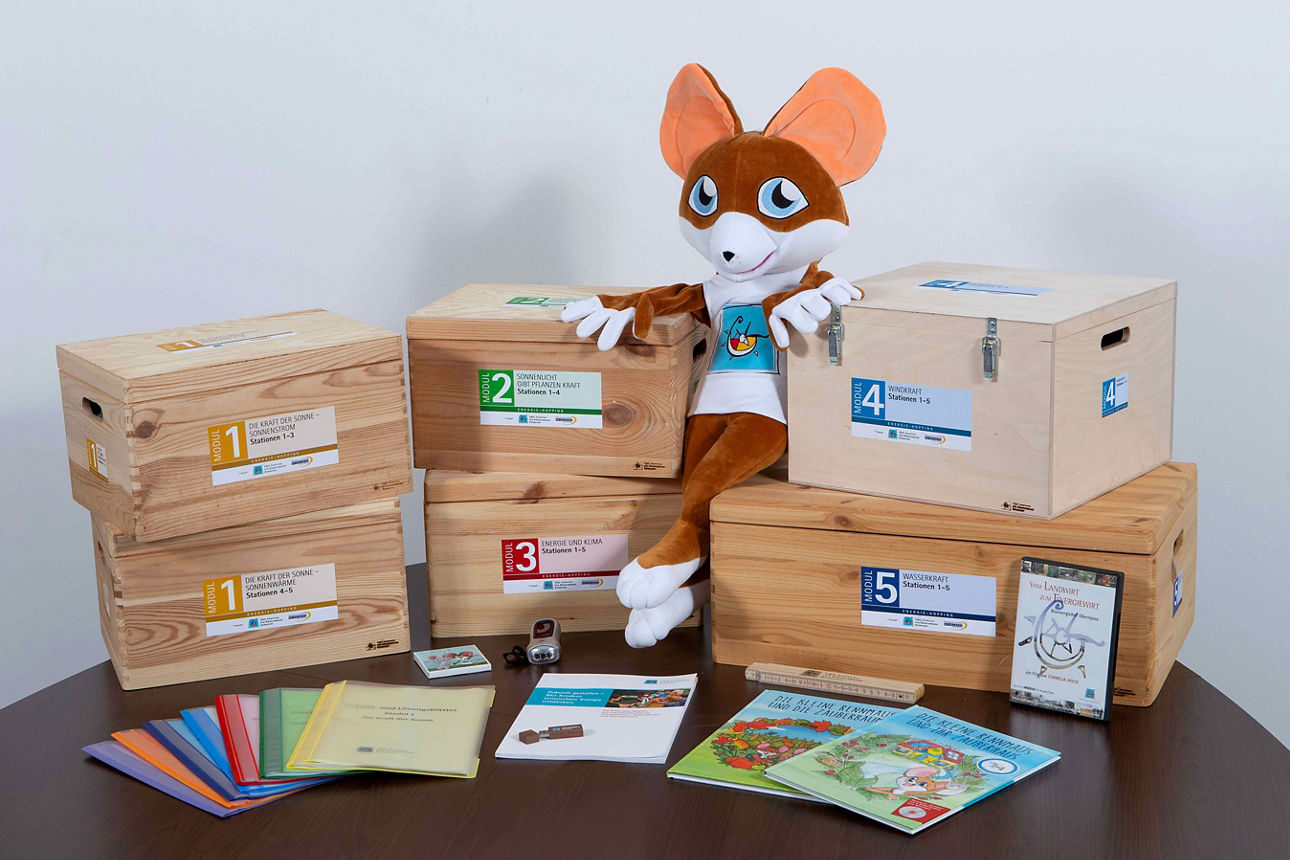 Experimentier-Set Erneuerbare Energien der VRD Stiftung für weiterführende Schulen