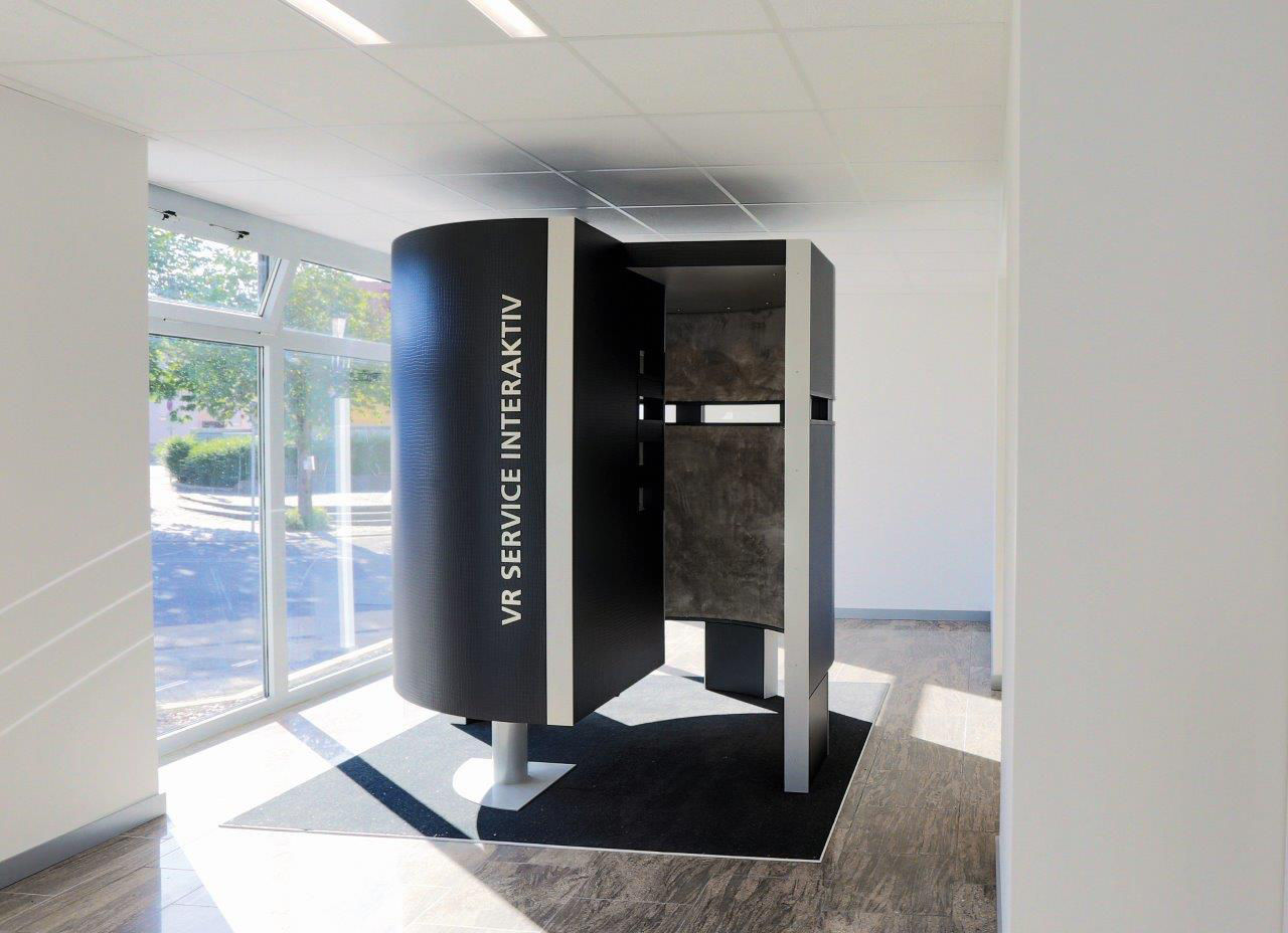 Außenansicht VR-Service-Interaktiv-System 
